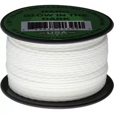 Atwood Rope Nano Cord 300Ft Glow in the Dark