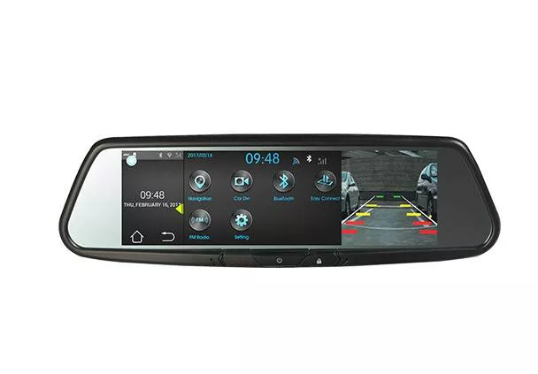 Audiovox 7.8″ Android Based Smart Touch-Free Bluetooth Rearview Mirror DVR• RVM740SM
