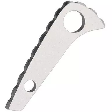 August Engineering Silver Backspacer for Spyderco PM2