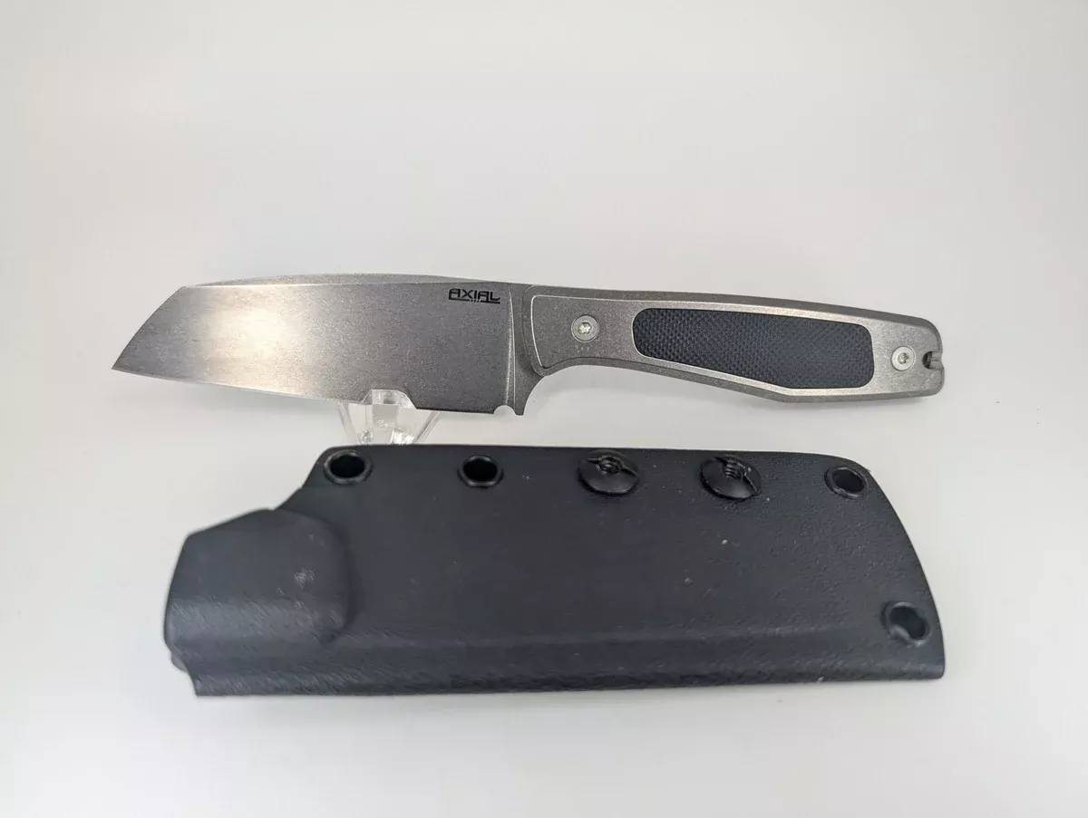 Axial Alpine V2 Titanium w/ G-10 Scale Magnacut Fixed Blade Knife