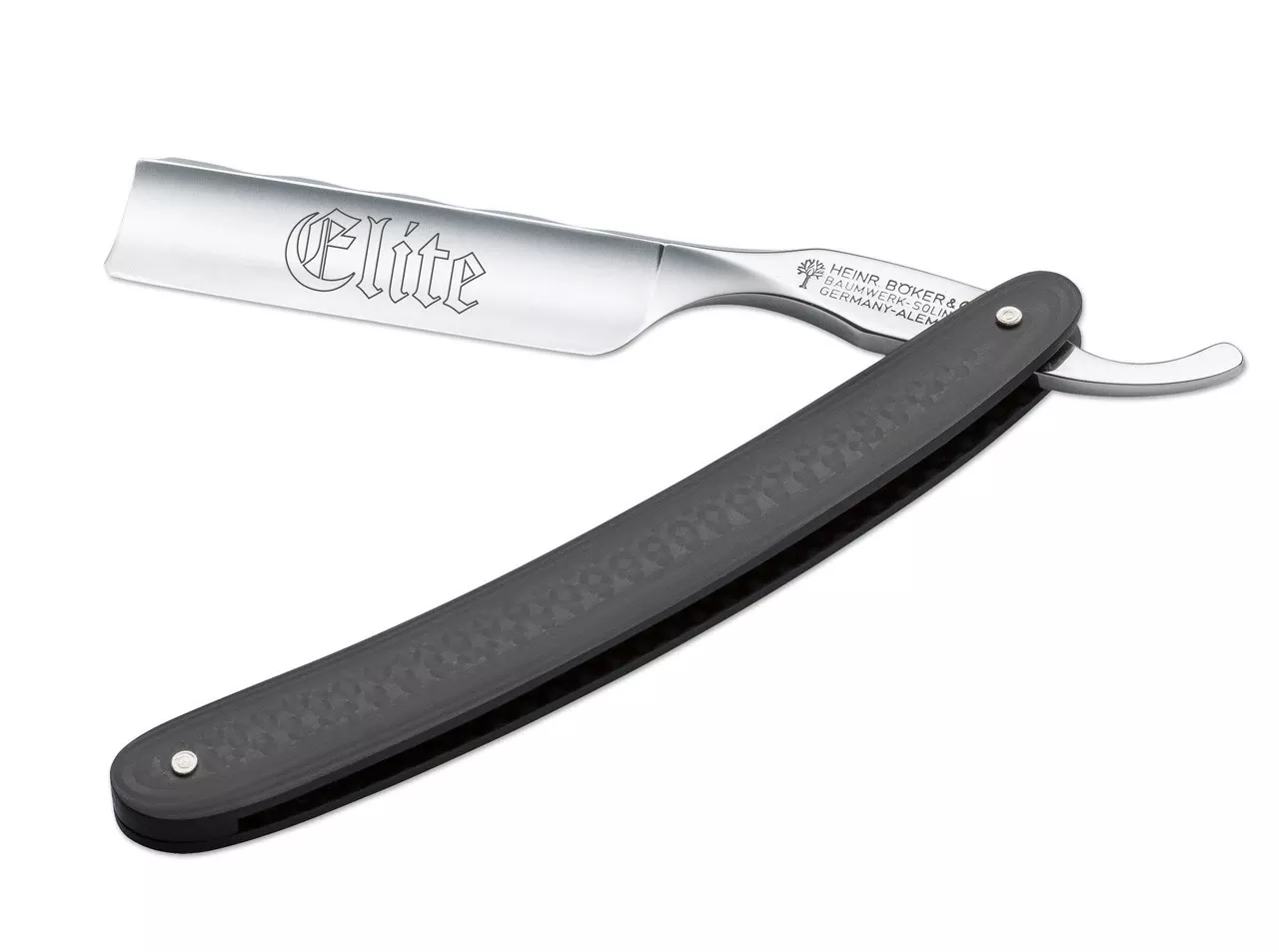 Böker Elite Carbon Special Edition 6/8″ Spanischer Kopf Mit Pflegeset 140414SET