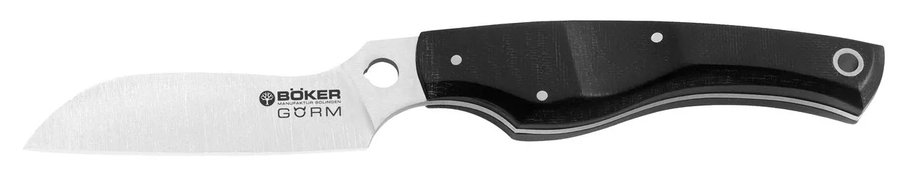 Böker Gorm Schälmesser, Schwarz