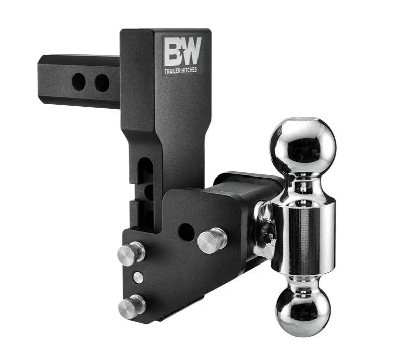 B&W MultiPro Tow & Stow Adjustable Dual-Ball Mount – 2″ Receiver – 2″, 2 5/16″ Ball – 4.5″ Drop• TS10065BMP