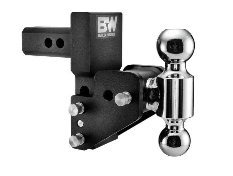 B&WMultiPro Tow & Stow Adjustable Dual-Ball Mount – 2″ Receiver – 2″, 2 5/16″ Ball – 2.5″ Drop• TS10063BMP
