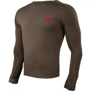 Badlands Pecora Lightweight Merino Crew Mud