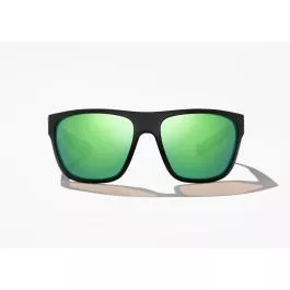 Bajio Las Rocas - Black Matte - Green Mirror - Glass