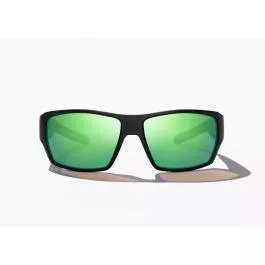 Bajio Vega - BlackMatte - Green Mirror - Glass