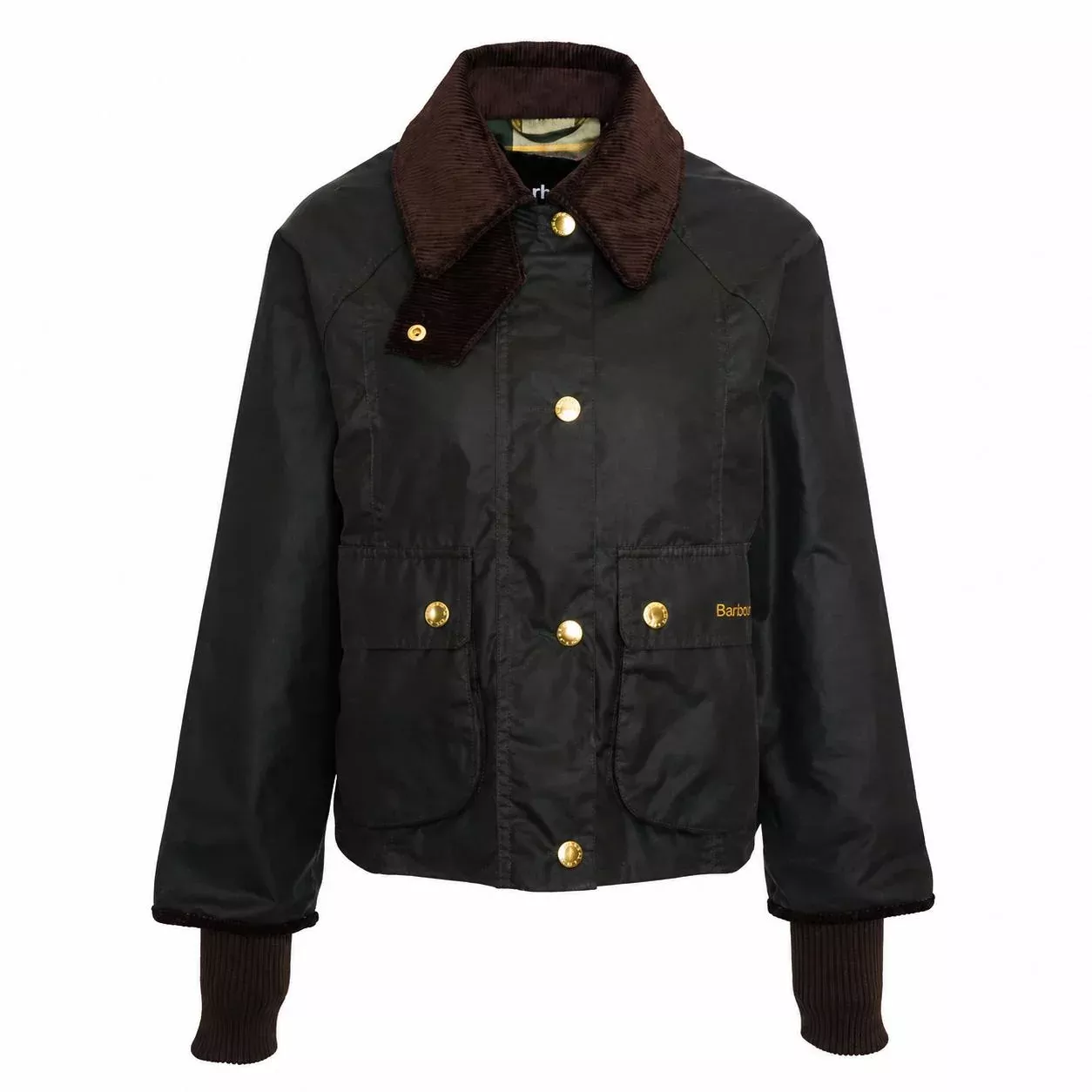 Barbour Cropped Beadnell Wax Jacket