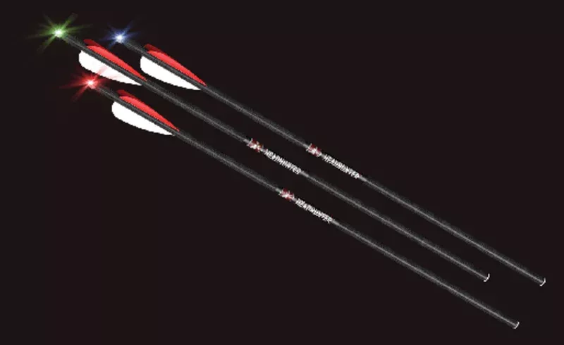 BARNETT CROSSBOW BOLTS 20in HEADHUNTER LIGHTED 3pk
