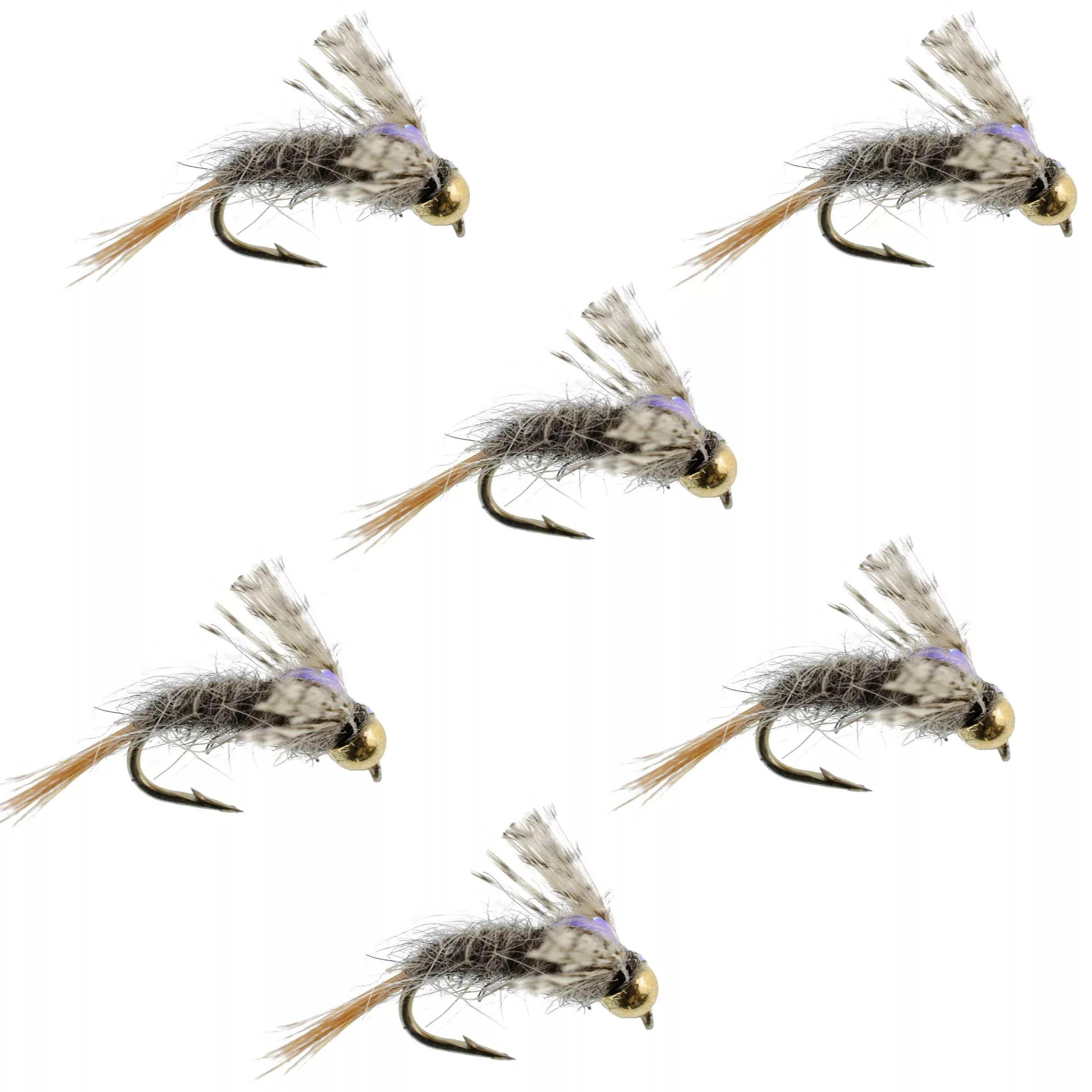 Barrs Baetis Emerger BWO Wet Fly Fishing Flies – 6 Flies Hook Size 18