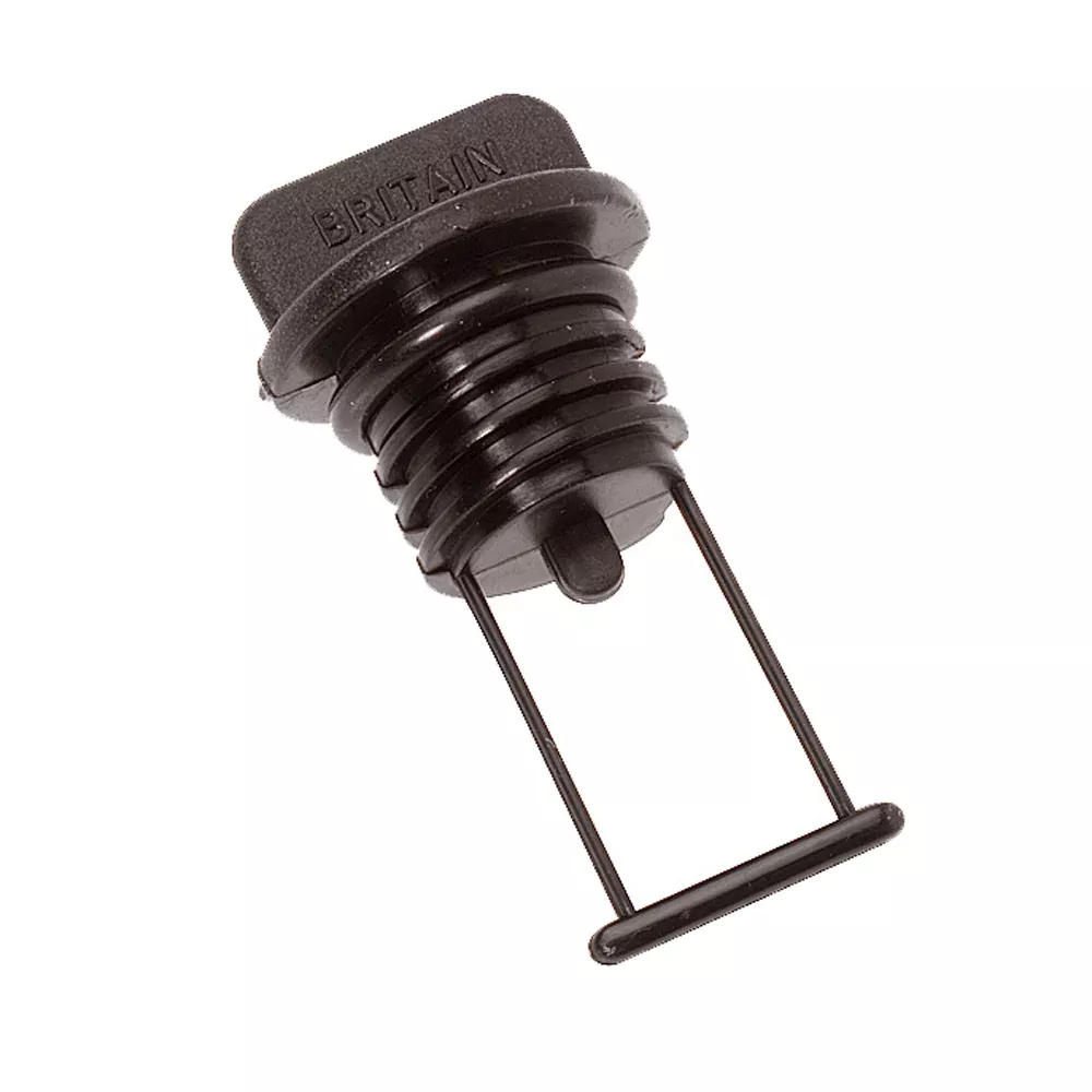 Barton Marine Drain Plug – Black 15mm (19/32)