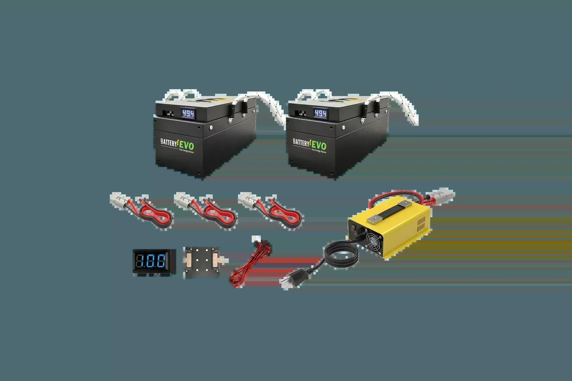 BatteryEVO 48V BADGER 2x Battery Kit (94Ah – 4.2 kWh)