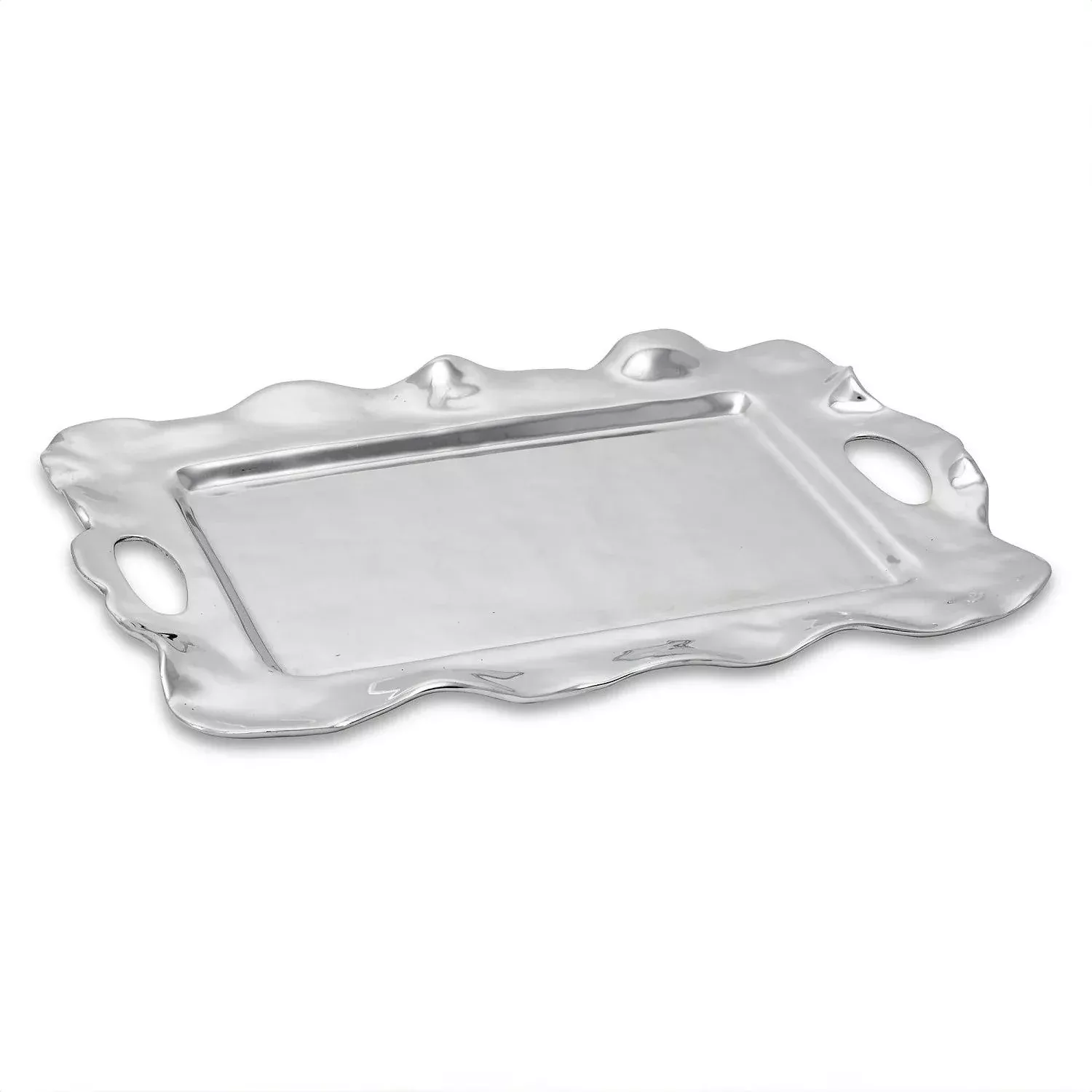 Beatriz Ball Vento Rebecca Rectangular Large Tray with Handles