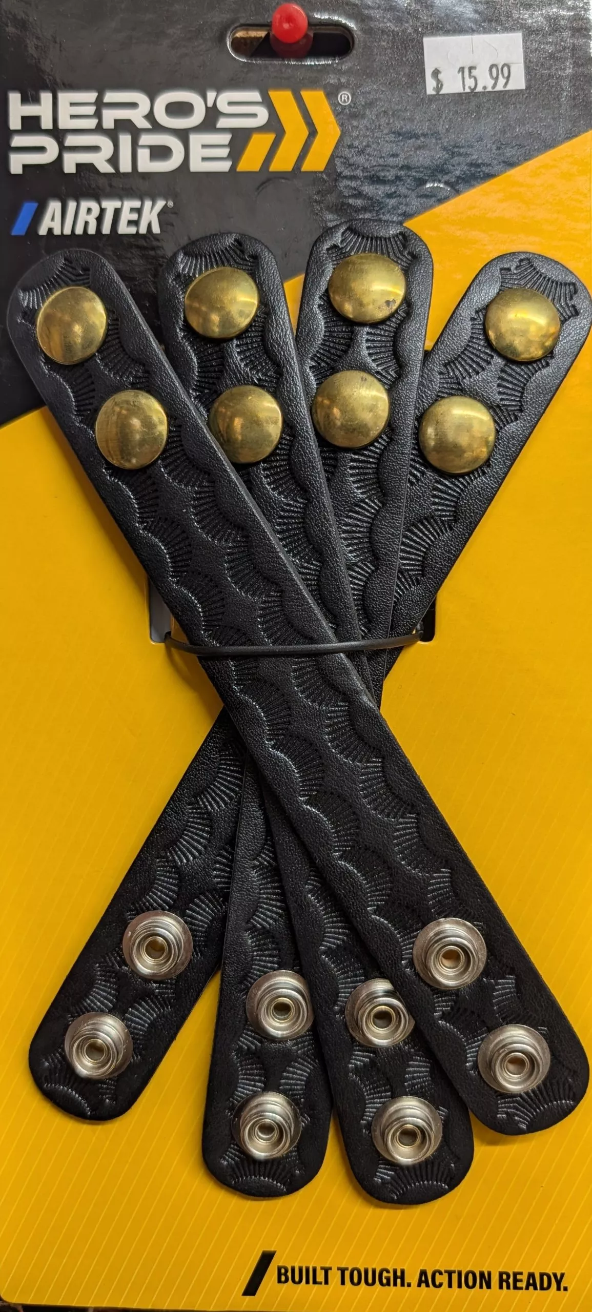 Belt Keepers – Basket Weave – Brass