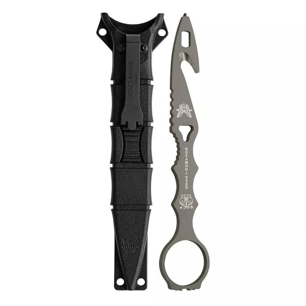 Benchmade 179GRY SOCP Rescue Tool w/ Black SheathGray