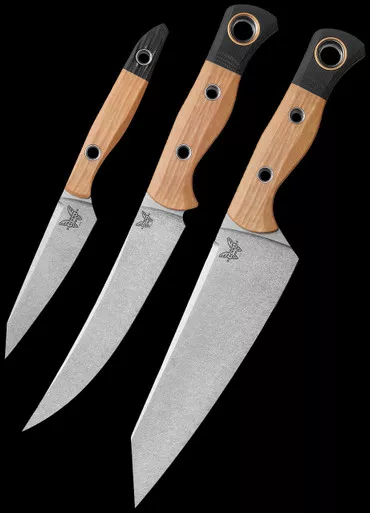 Benchmade 4005-02 Wildcoast Maple Valley Richlite 3 Piece Kitchen Knife Set