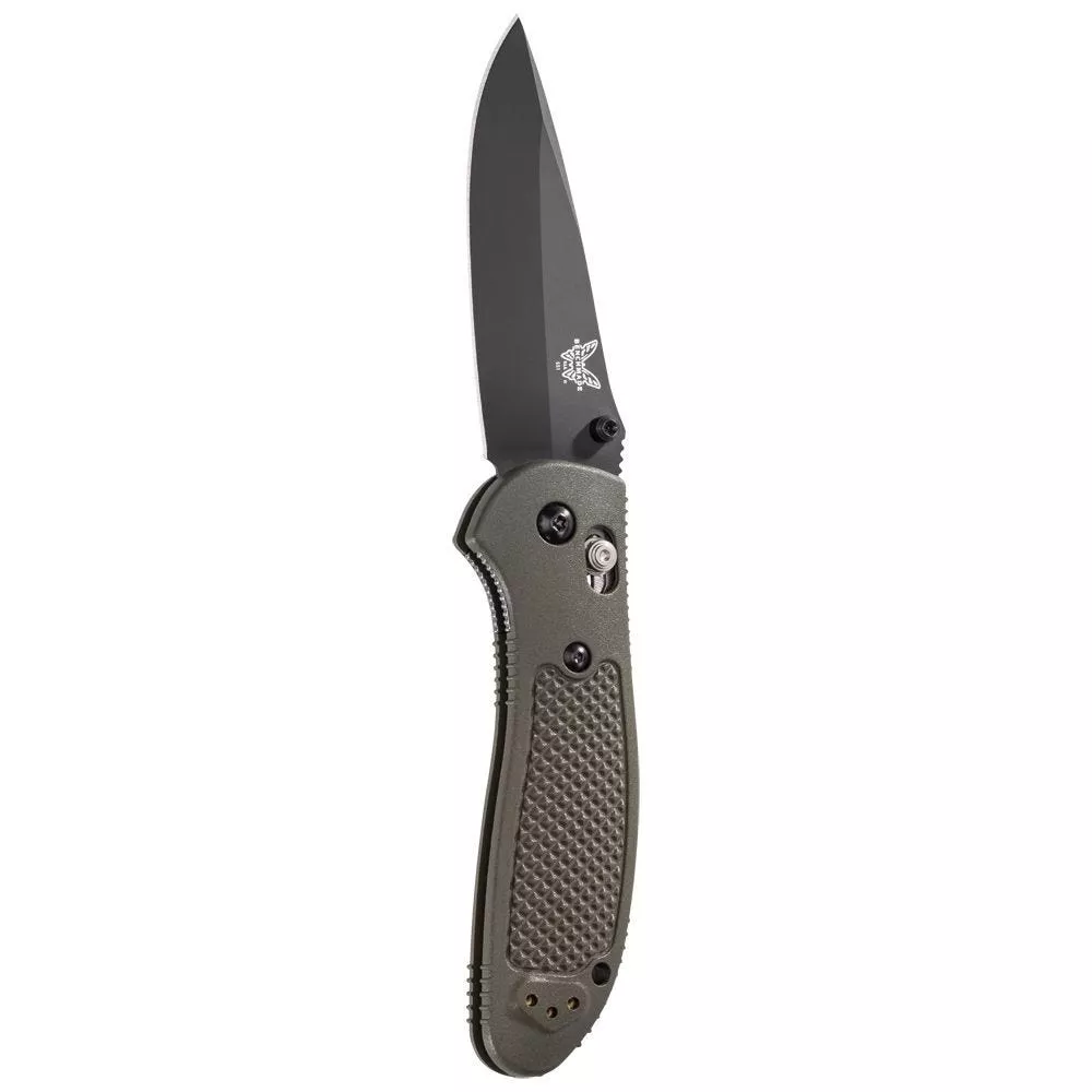 Benchmade 551BKOD-S30V AXIS Griptilian – 3.45″ Drop Point Black Finish CPM-S30V Blade – O.D. Green GFN Handle