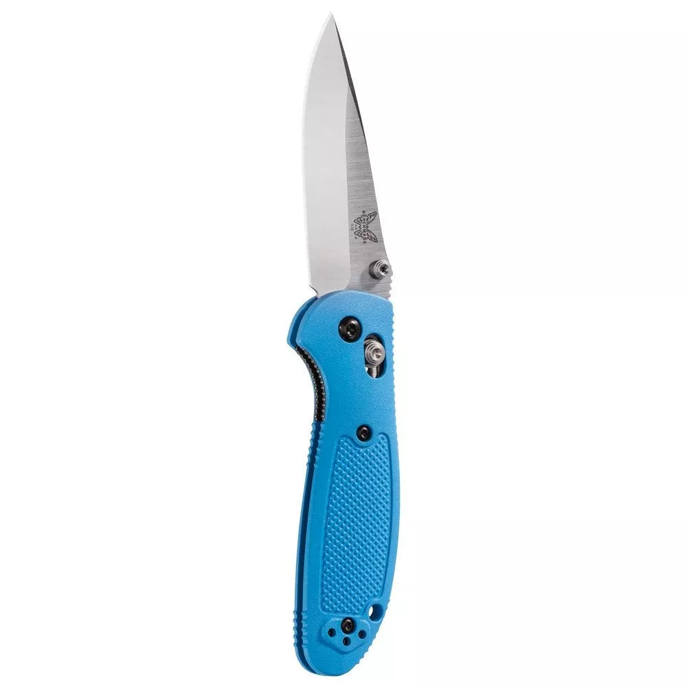 Benchmade 556-BLU-S30V AXIS Mini Griptilian – 2.91″ Drop Point CPM-S30V Blade – Blue GFN Handle