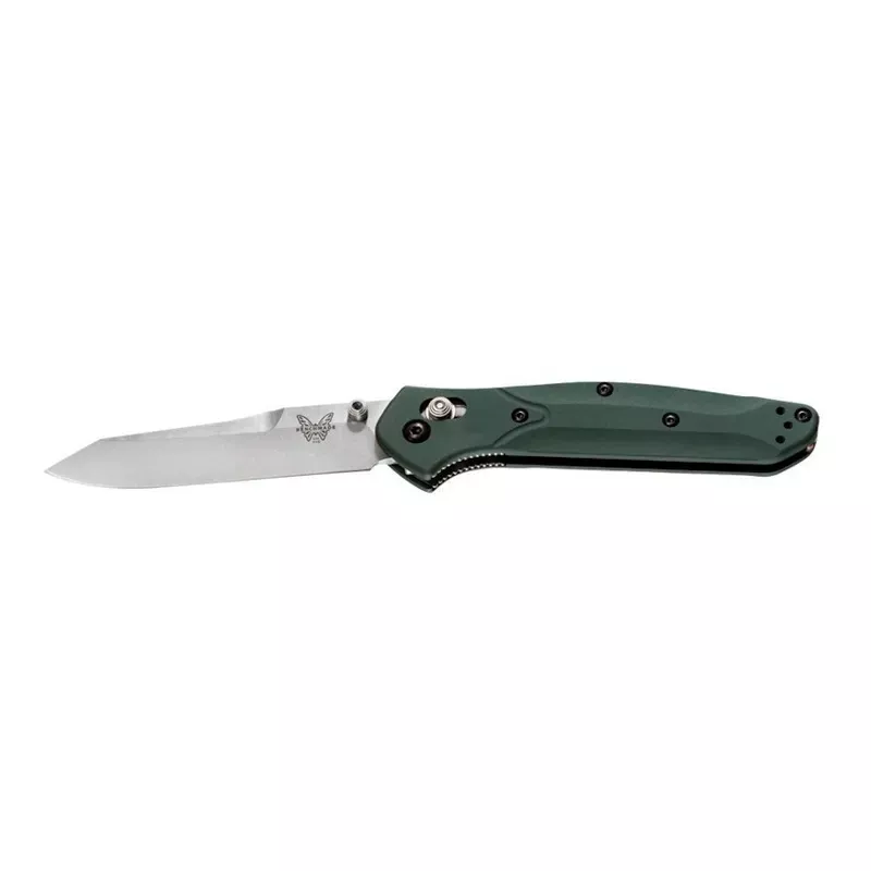 Benchmade 940 3.40" Reverse Tanto Green Anodized Aluminum Handle