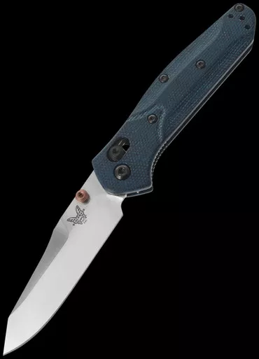 Benchmade 945-04 Mini Osborne Blue Denim Micarta Folding Knife