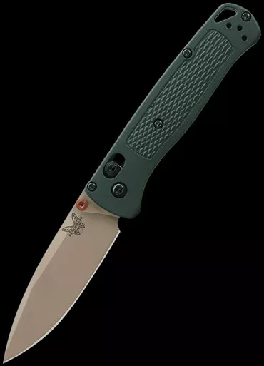 Benchmade Bugout Taiga Green Folding Knife