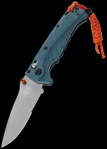 Benchmade Mini Adira 10865S Depth Blue Part-Serrated