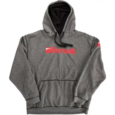 Benelli Heavyweight Logo Hoodie Gray