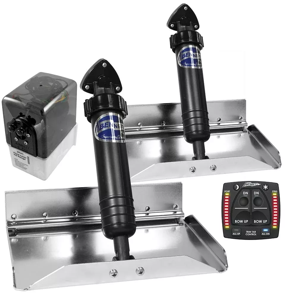 Bennett Marine 12×9 Sport Tab System w/One Box Indication