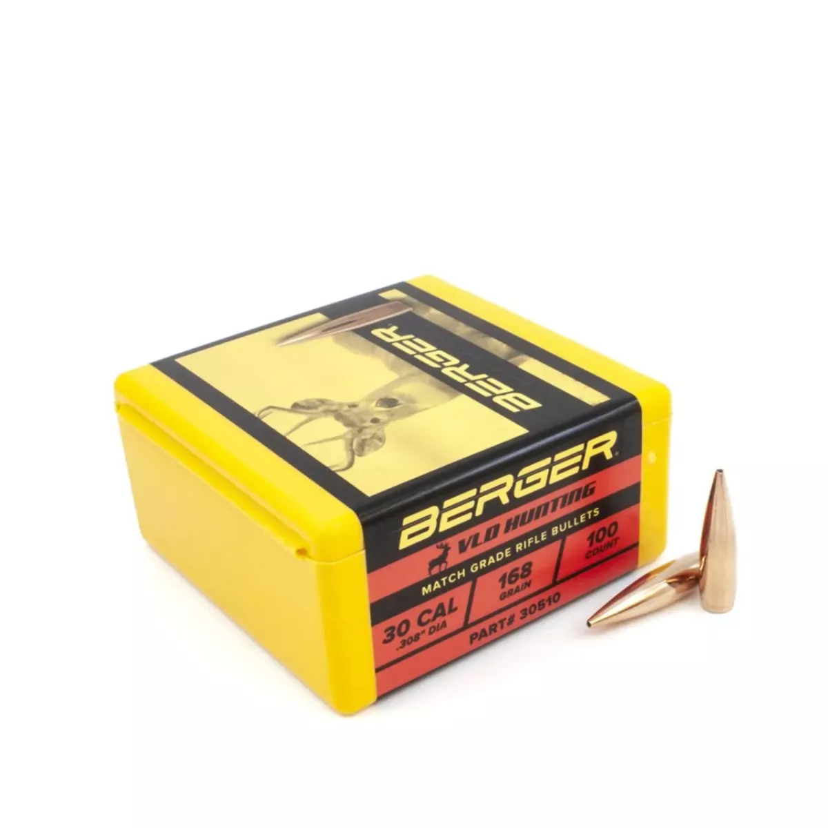 Berger Hunting Bullet 30 Cal. 168 Gr. VLD