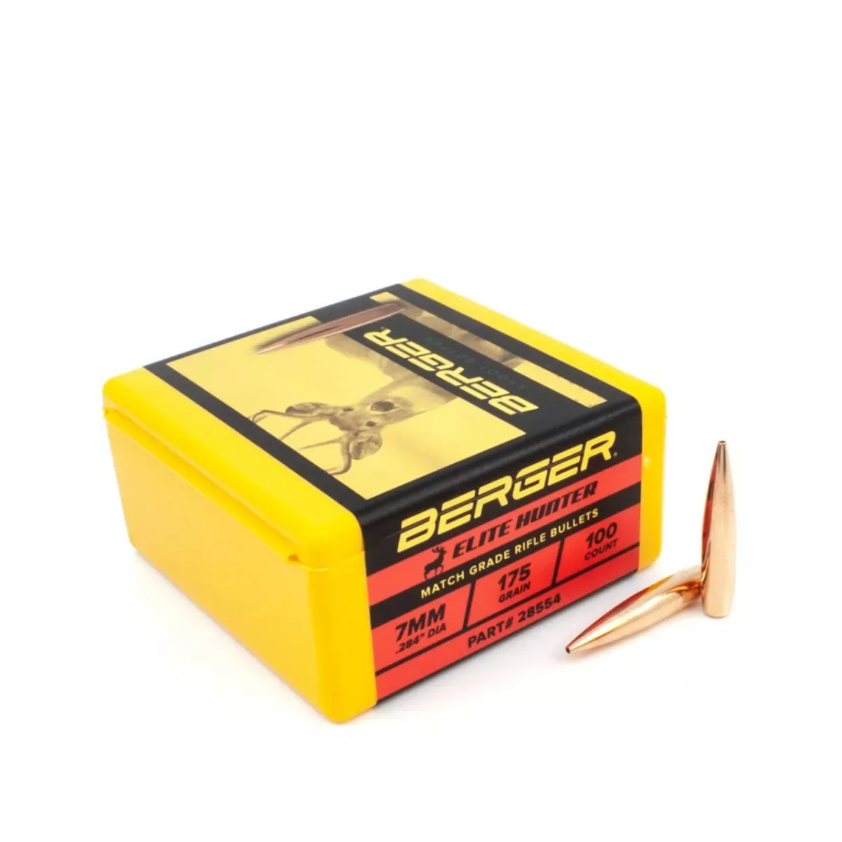 Berger Hunting Bullet 7mm 175 Gr Elite Hunter 100/Box
