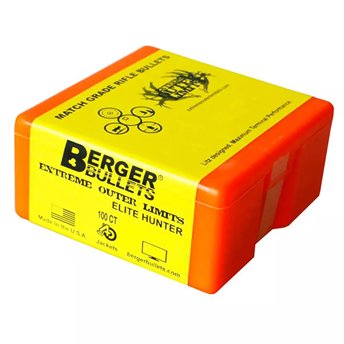 Berger Hunting Bullet 7mm195 Gr EOL Elite Hunter 100/Box