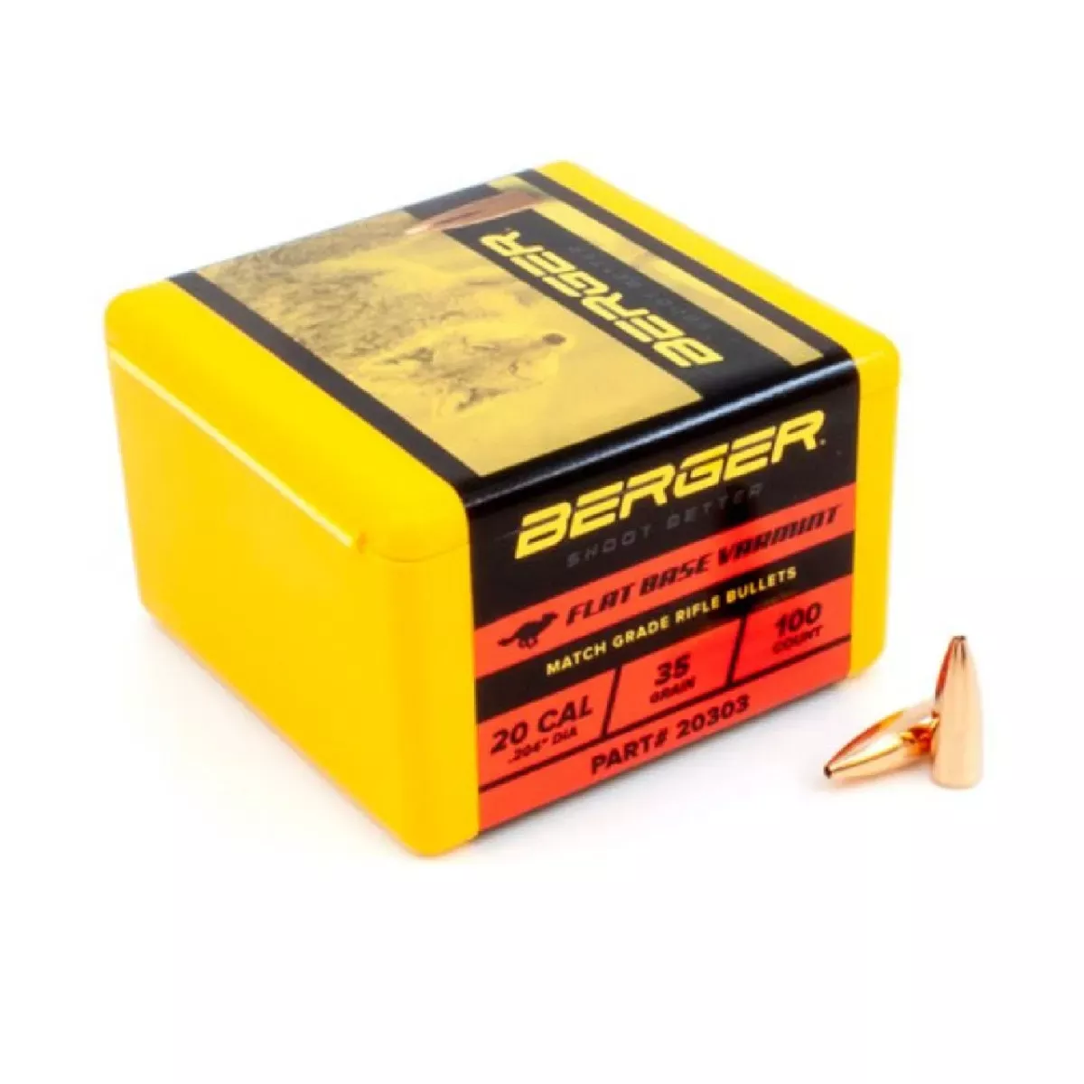 Berger Varmint 20 Cal 35 Gr FBHP 100/Box