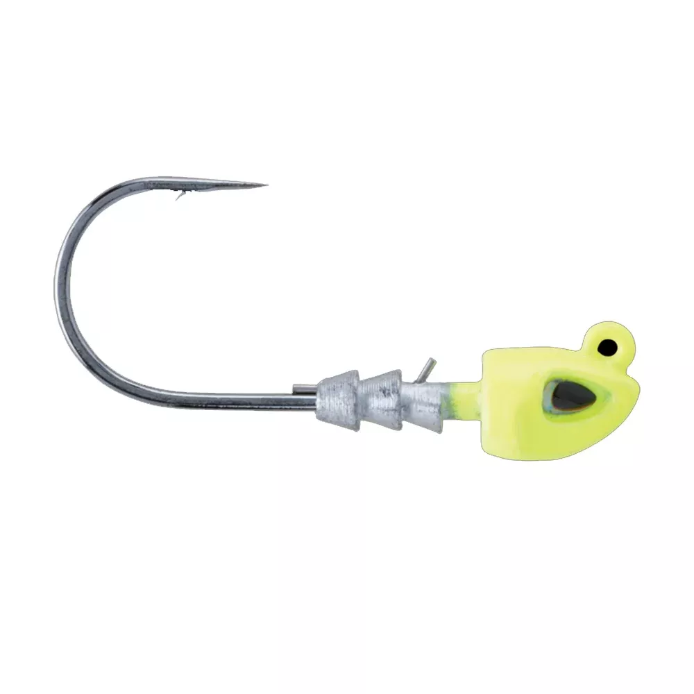 Berkley Fusion19 Swimbait Jighead – 3/0 – 1/8oz – Chartreuse [1504418]
