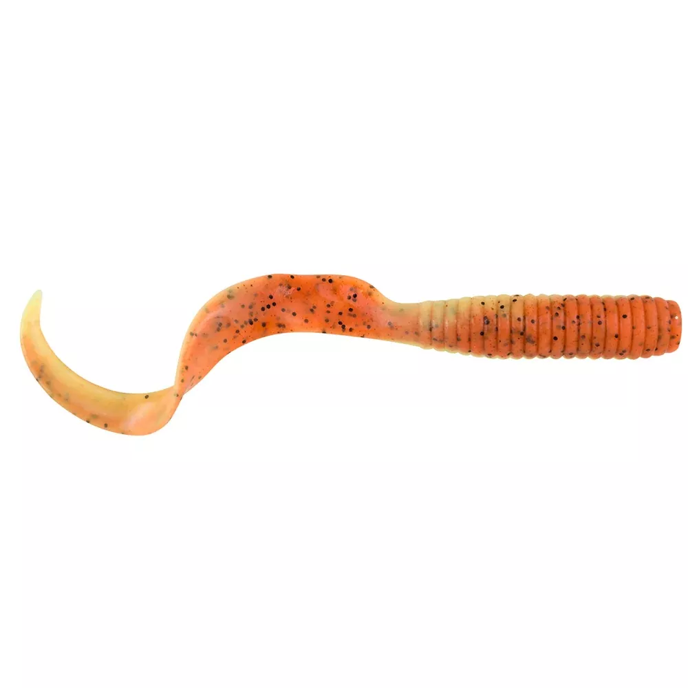 Berkley Gulp! 6″ Grub – Orange Tiger [1509697]