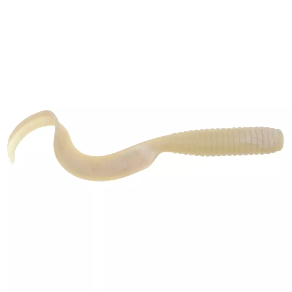 Berkley Gulp! 6″ Grub – White Glow [1130766]