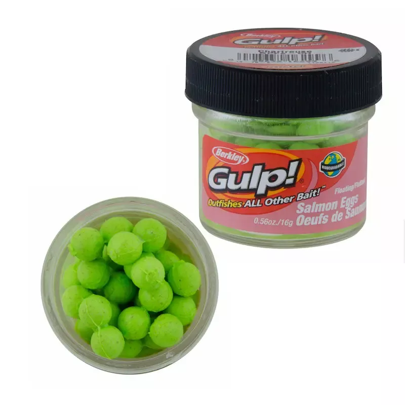 Berkley Gulp! Floating Salmon Eggs Chartreuse