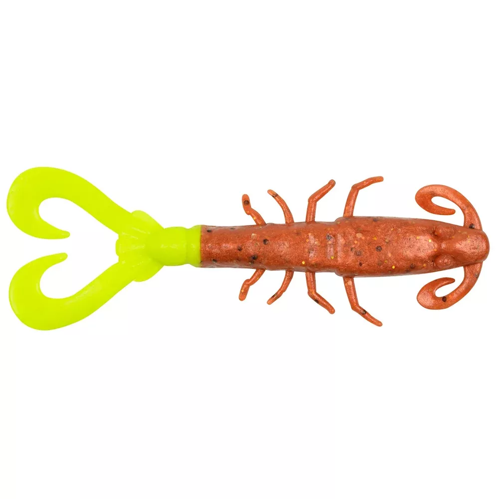 Berkley Gulp! Mantis Shrimp – New Penny/Chartreuse [1278778]