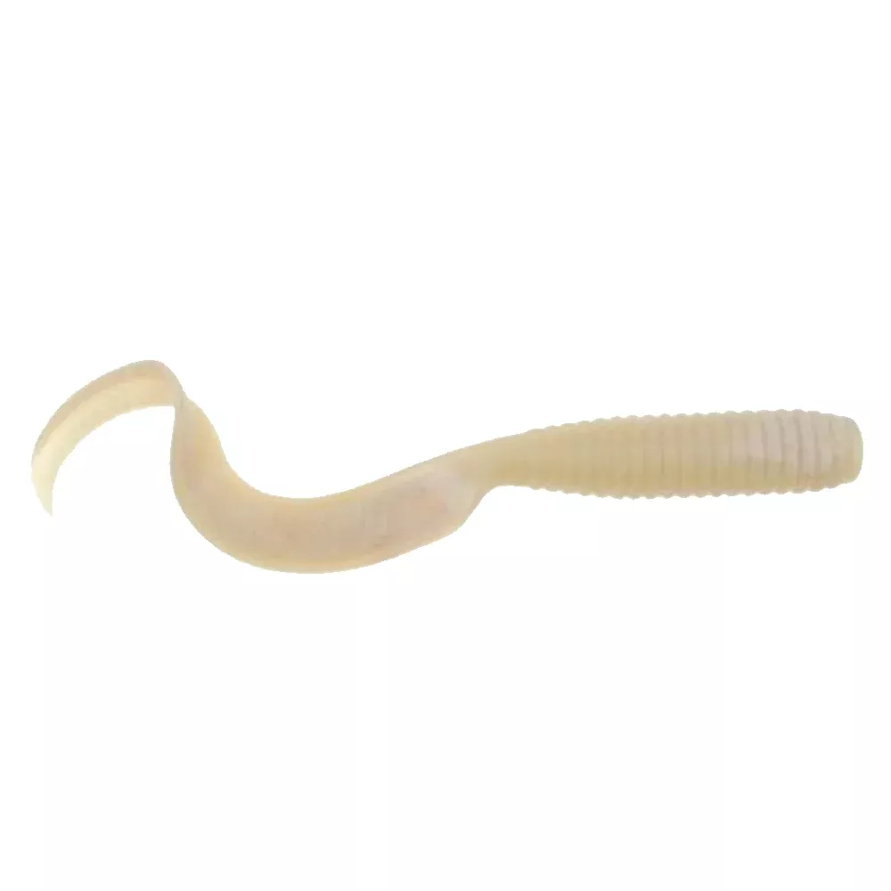 Berkley Gulp! Saltwater Grub – 5″ – White Glow [1436829]