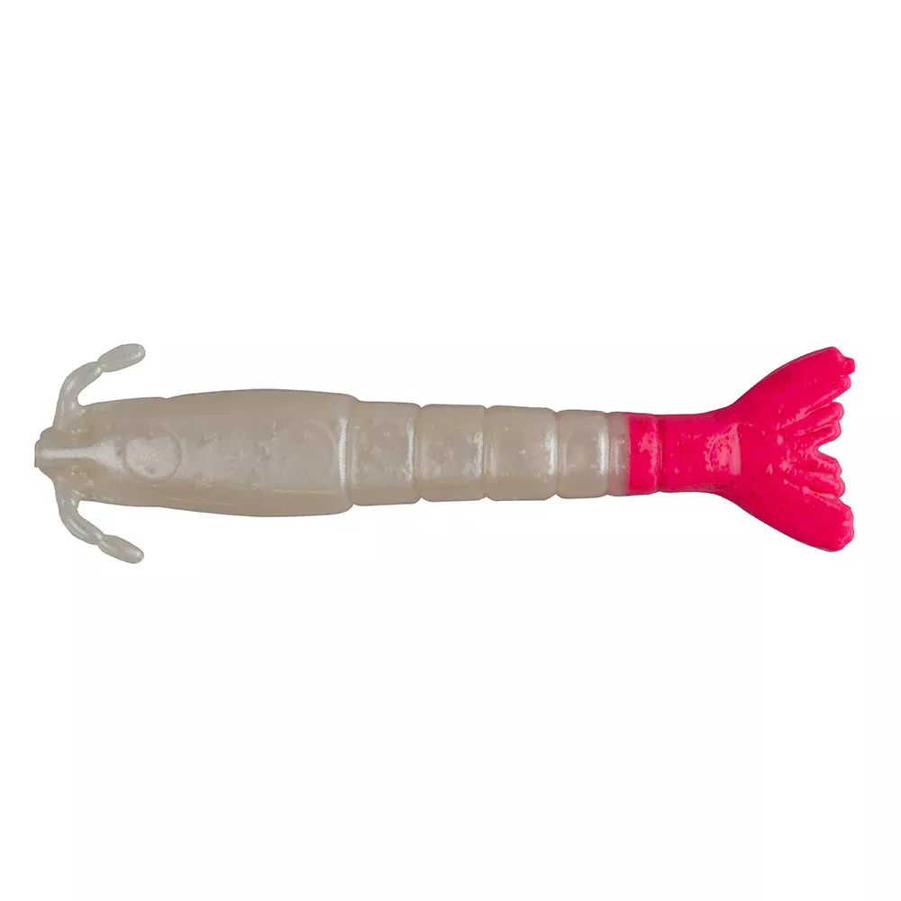 Berkley Gulp! Saltwater Shrimp – 3″ – Pearl White/Pink [1294784]