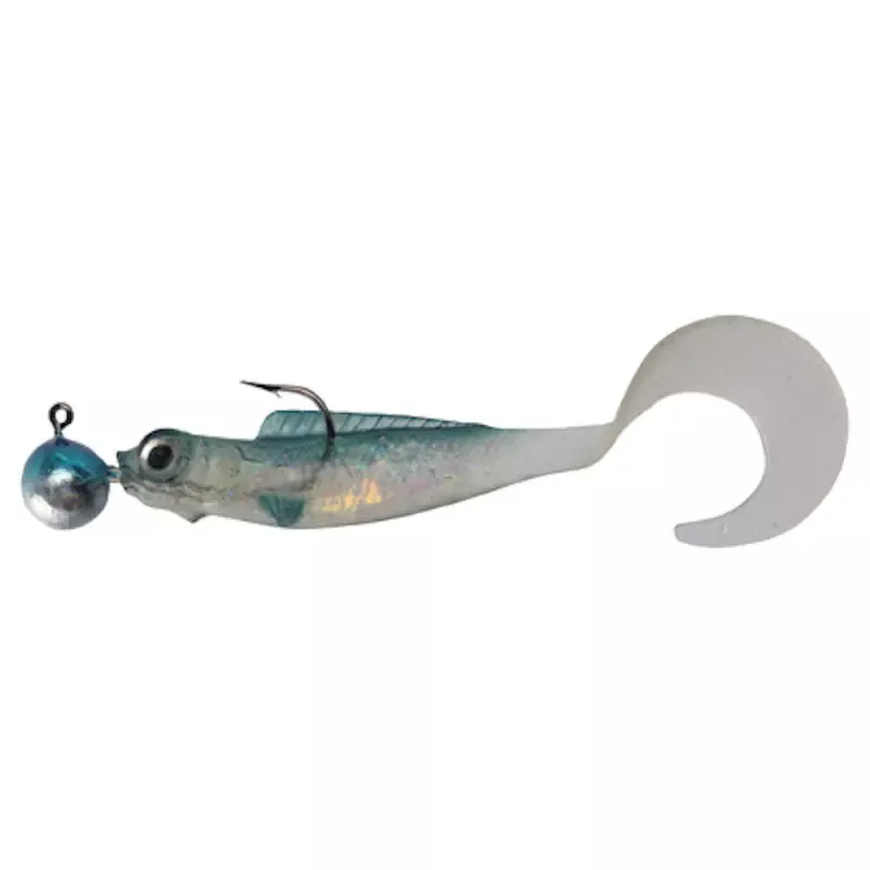 Berkley PowerBait Power Minnow Grub 3 Black Shad”