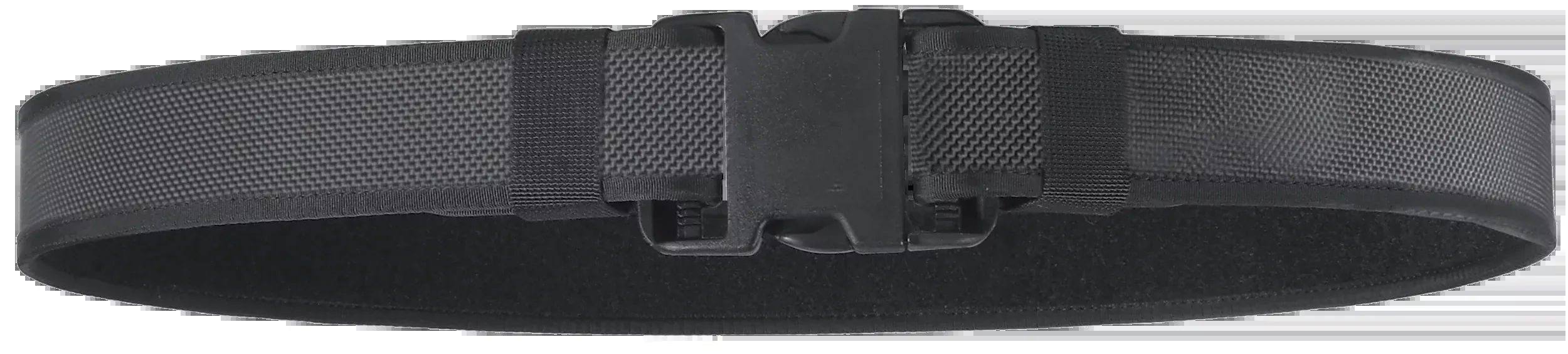 Bianchi 7202 Nylon Gun Belt, Black, 28-34 in Waist, 1.75 in Width, Quick-Release Polymer Buckle, 17870