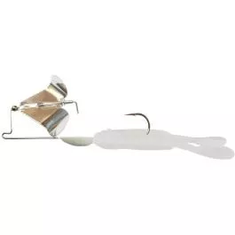 Big Bite Baits Tour Toad Buzzbait - 3/8 oz. - Silver Blade/White Toad