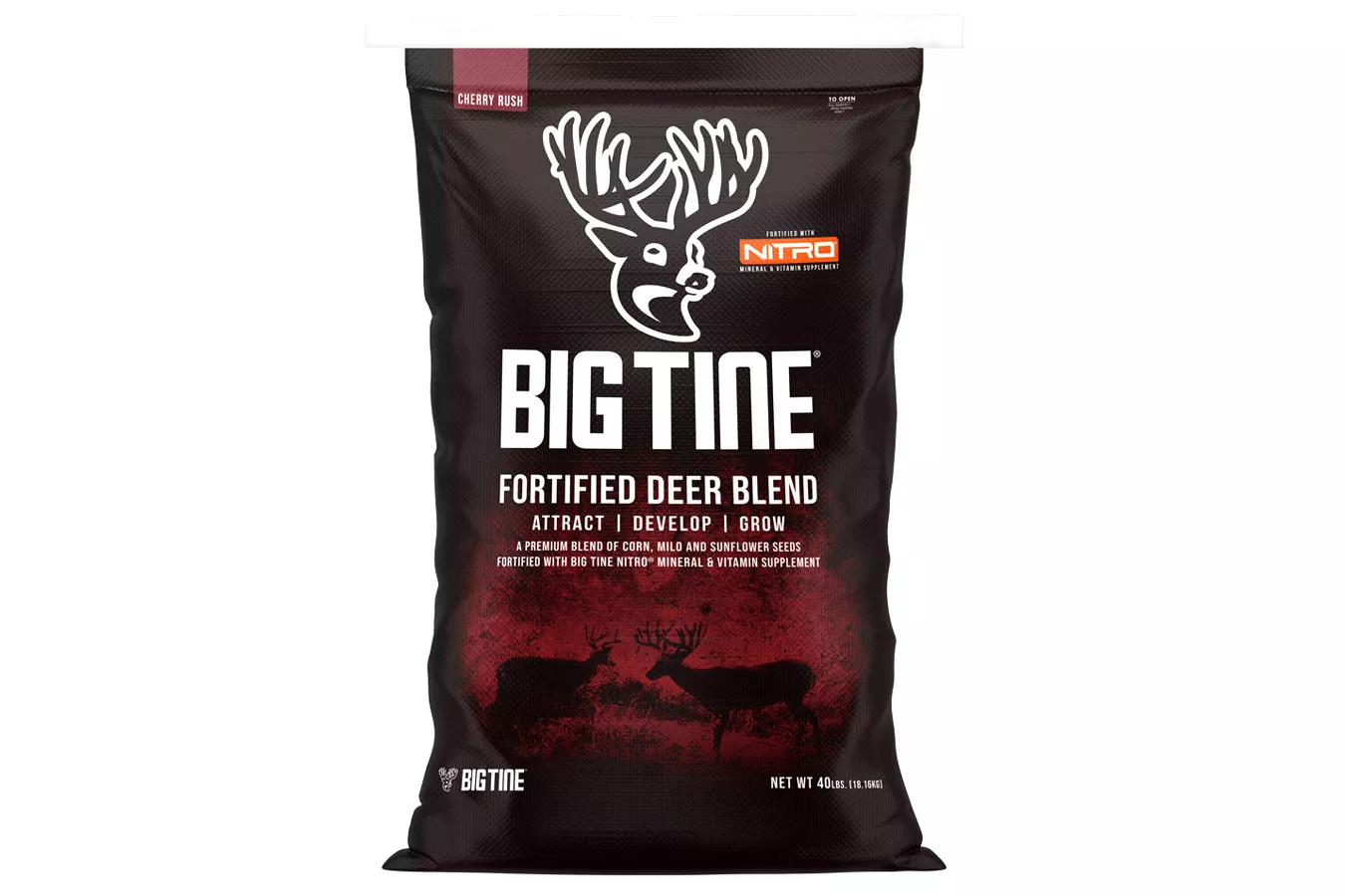 Big Tine Fortified Deer Blend 40lb Bag Cherry