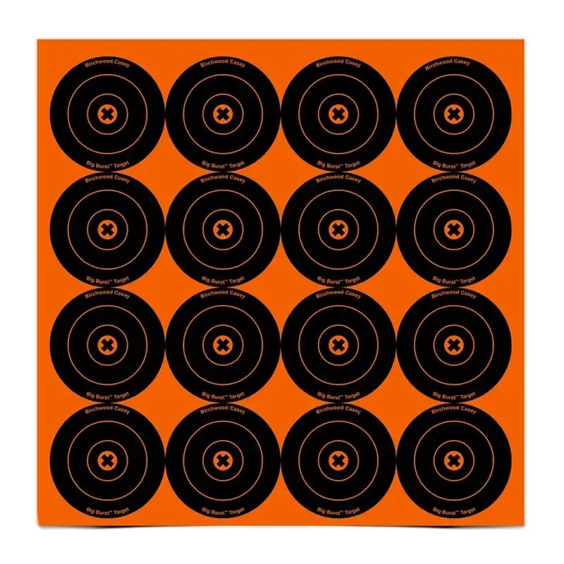 Birchwood Casey Big Burst Bull’s-eye 3″ Targets