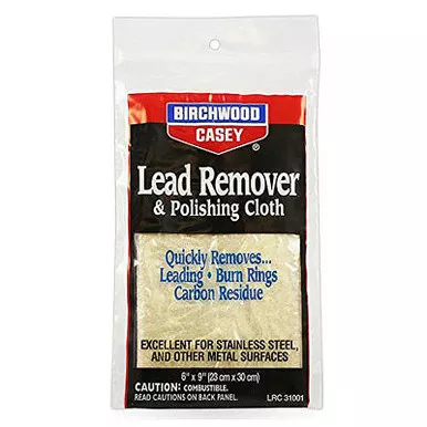 Birchwood Casey Lead Remover Polishing Cloth, 31002