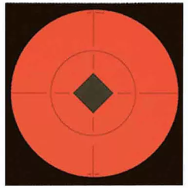 Birchwood Casey Self Adhesive 6in Target Spots Fluorescent Red, 33906