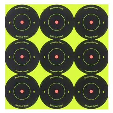 Birchwood Casey Shoot-N-C 2in Bullseye Targets Pack of 12, 34210