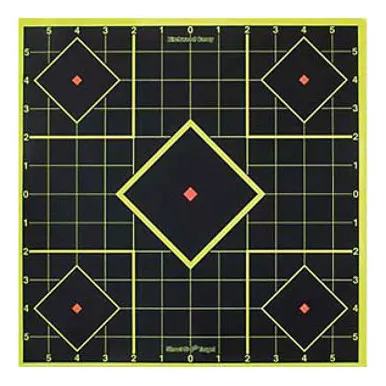 Birchwood Casey Shoot-N-C 8in Sight-In Targets Pack of 5 34105