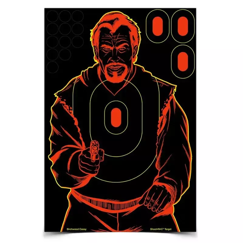 Birchwood Casey Shoot-N-C Bad Guy Targets 12″ x18″