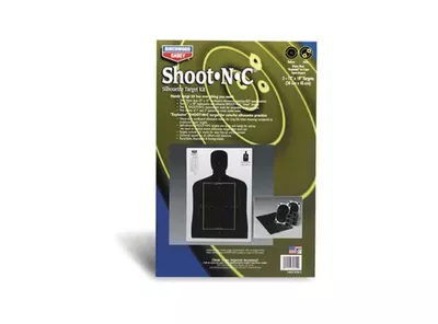 Birchwood Casey Shoot-N-C Silhouette Target Kit 23×35″ w/ Replacement Targets/Ov